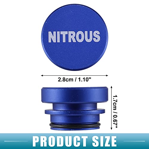 Image of Lighter Plug Cover Dustproof Socket Cap for Car Truck SUV Blue