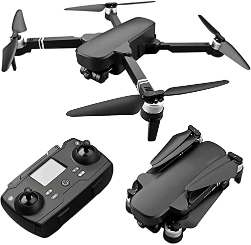 Los drones con cámaras son para principiantes con cámara para adultos, cámara EIS 4K 2500W Gimbal de 2 ejes, 2 baterías 56 minutos de tiempo de vuelo, motor sin escobillas, transmisión FPV de 5 GHz,