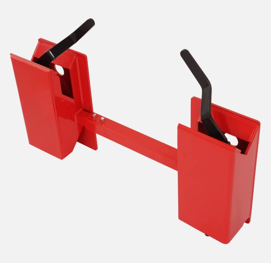 4000lb Skid Steer Quick Tach Conversion Adapter Attach w/Adjustable Cross Brace