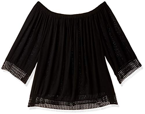 Image of ONLY Women's Plain Regular fit Top (1994170006 15152131 Black 40 L