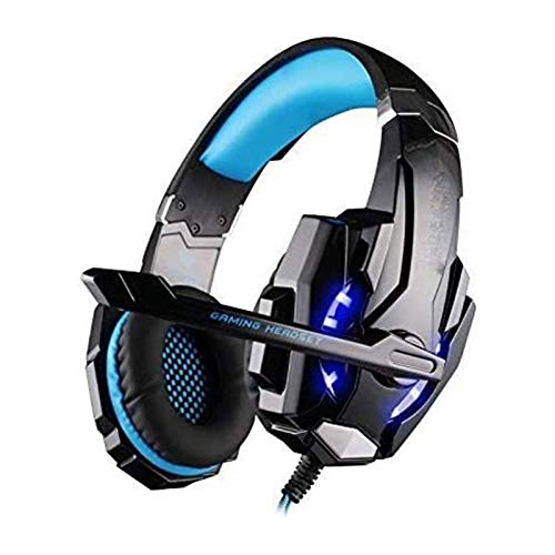 Gaming Het Het with Stereo Surround Sound Gaming Het with Mic LED Light Noise Cancelling Over Ear Headphones