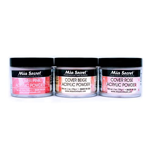 Mia Secret Cover Powder Set - Rose - Pink - Beige