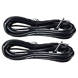 Câble de pour haut-parleur : fabriqué en cuivre durable, ce câble audio pour guitare vous accompagnera longtemps, pas facile à endommager, câble audio pour clavier de guitare
