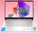 HP 14 Ultrabook, Intel CPU, 8GB RAM, 1.6TB Storage (128GB OnBoard w/ 512GB Portable Drive + 1TB OneDrive), Up to 12 Hours Battery, Windows 11 Pro, Honey Lavender, w/WOWPC 3-in-1 Bundle