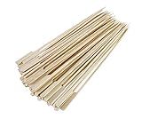 Gmark Bamboo Paddle Skewers 12' 100pc/Bag, Kabob Skewers, BBQ Skewers for Outdoor Grilling GM1075