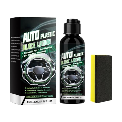 Yulokdwi Restaurador de Molduras Automotriz - 100ml Restaurador de Molduras Interiores de Coche - Herramienta De Limpieza para Asientos De Vehículo | para Asiento Tablero Paragolpes Muebles Puerta