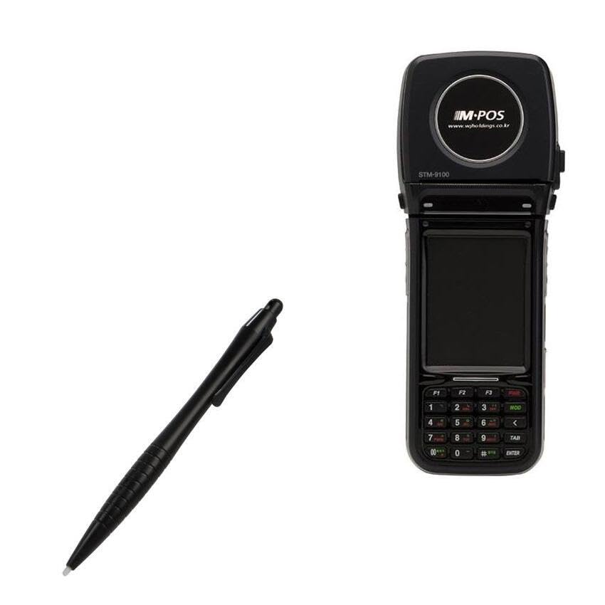 BoxWave Stylus Pen Compatible with Sam4s SHM-1000 (3.5 in) - DirectTip Resistive Stylus, DirectTip Resistive Stylus - Jet Black