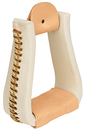 Étriers recouvert de cuir brut Weaver Cuir 30-0760 pour éviter les glissements de bottes