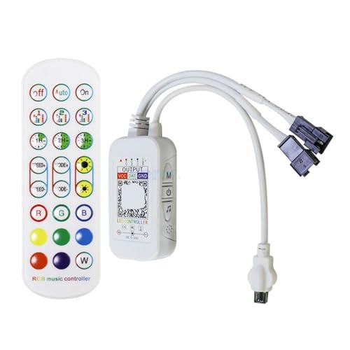 Variateur LED pour bande lumineuse WS2812B, contrôleur SPI double sortie haut de gamme