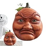 Genérico Calabazas Artificiales,Calabazas Artificiales - Decoración de Mesa de Resina para Halloween | Accesorios Decorativos, decoración de Calabaza para salón, Dormitorio, Estudio