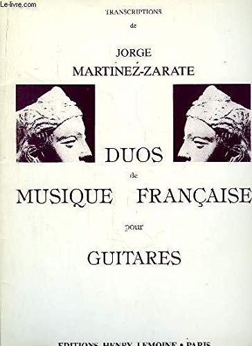 Duos de musique française 2 guitares