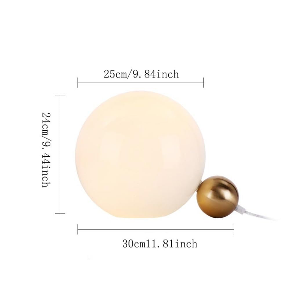 Affascinante Lampada da tavolo Comodino Decorativo Orb Led Piccola Lampada da tavolo Lampade decorative ambientali Arredamento per la casa
