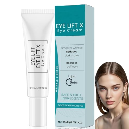 15ML Sagging Eyelids Cream,Eye Bags Dark Circles Treatment Cream,Instant Wrinkle Corrector Ey/elids C/ream,Nat/ural Face Eyel/id Cr/eam,Upper Eye Lift Effect Application