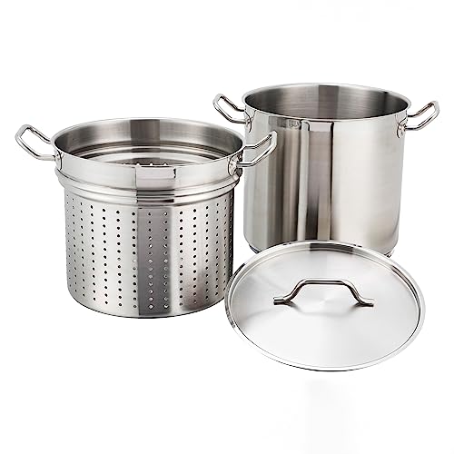Winco 20qt S/S Steamer/Pasta Cooker by Winware - Image 2