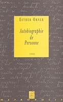 Autobiographie De Personne 2883400938 Book Cover