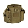 Compact Drawstring Tactical Dump Pouch Bag Dog Treat Training Pouch for Range Shooting, Hunting Airsoft ，Also As Training Bag for Doggie Puppy Treat Snack Pet Toys