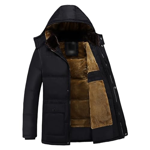 Blouson bouffant pour hommes DGKaxiyaHM en sherpa thermique premium