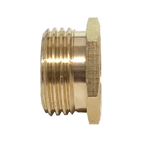 Adapter für Gartenschlauch auf Brauseschlauch / Handbrause, G1/2 Buchse auf GHT 3/4 Adapter. – Bild 4