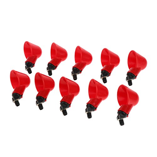 Tigela para copo Homyl com 10 peças para bebedouro de frango, aquário automático para aves