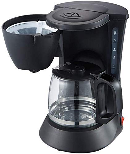 コーヒーマシン、フィルターコーヒーマシンドリップコーヒーメーカー、0.6Lガラスジャグ、タイマー機能、ボイルドライ保護、550W、洗