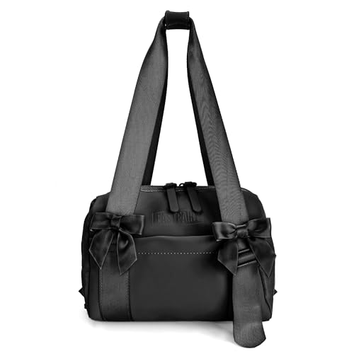 FASTFAIRY Small Gym Shoulder Bag for Women, Black