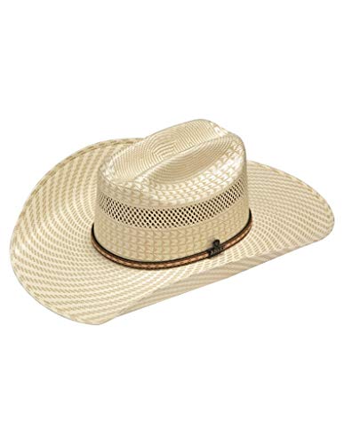 ARIAT Unisex 20X Straw Cowboy Hat Ivory 7 1/2