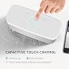 DOSS SoundBox Plus Bluetooth Speaker with Superior Sound, Bluetooth 5.0, Wireless Stereo Pairing, Built-in Mic, 20H Playtime, Portable for Hking, Beach, Camping. Outdoor, Home - White. Upgrade version