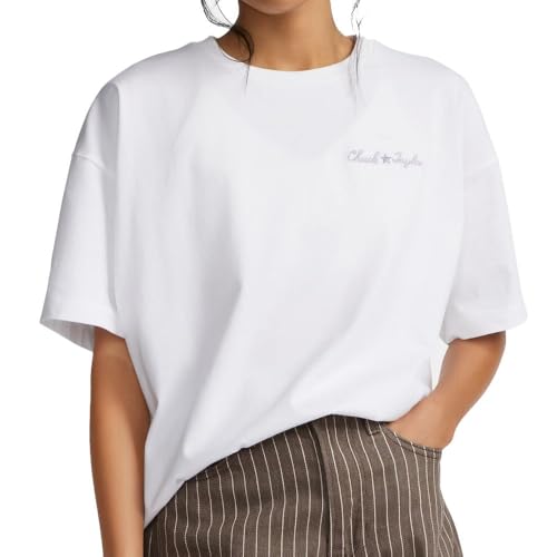 Image of Converse Chuck Taylor Infill Womens White T-Shirt, white, XS