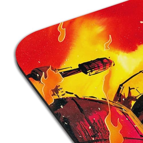 Set de table Capitaine Flam édition grand format 39,5x28,5cm avec base caoutchouc dense - 4
