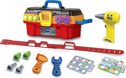 Kluspret Kit d'outils VTech pour bricoler au salon comme les grands