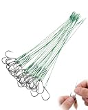 QEQSHQO Set ami da pesca mare, 30 pezzi Ø 20 cm Mis. 15#, uncino temprato, punta aggressiva per calzata immediata e tenuta robusta su pesci pelagici e reef