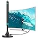 Antenna TV Interna con Base Magnetica – Ricezione 360° per Segnale Digitale Terrestre – Supporta DVB-T2, Full HD e 4K – Compatibile con Smart TV – Cavo Coassiale 5 Metri immagine