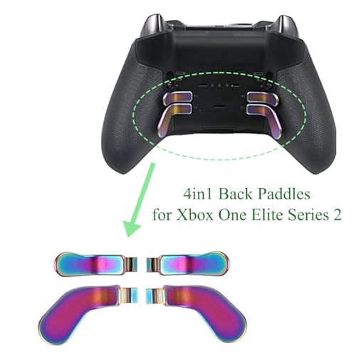 Joystick Xbox Elite Series 2 kit de 13 botones de metal arcoíris 3