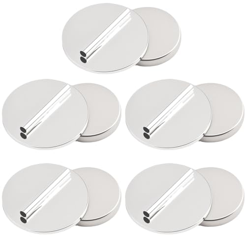 5 Pairs Invisible Magnetic Brooch Pin Converter Mini Boutonniere Magnet Pin Backs Clasps Holder Buckle for Clothing Hijab Scarf Shawls Fabric Jewelry Strong Magnets