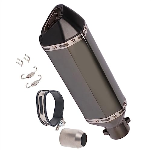 Silencieux échappement moto universel 36-51mm en finition carbone look pour Kawasaki Z800