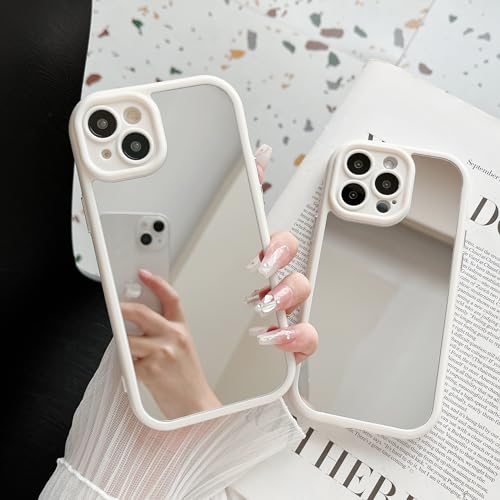 Coque lapin rose iPhone 15 Pro Max miroir pour le maquillage quotidien