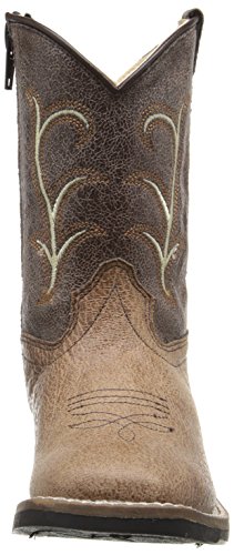 Old West Kids Boots Unisex-Child Square Toe Vintage (Toddler) Western Boot2
