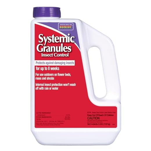 Bonide Insect Control Systemic Granules, 4 lbs. Ready-to-Use Water Resistant Long Lasting Protection Outdoor Use