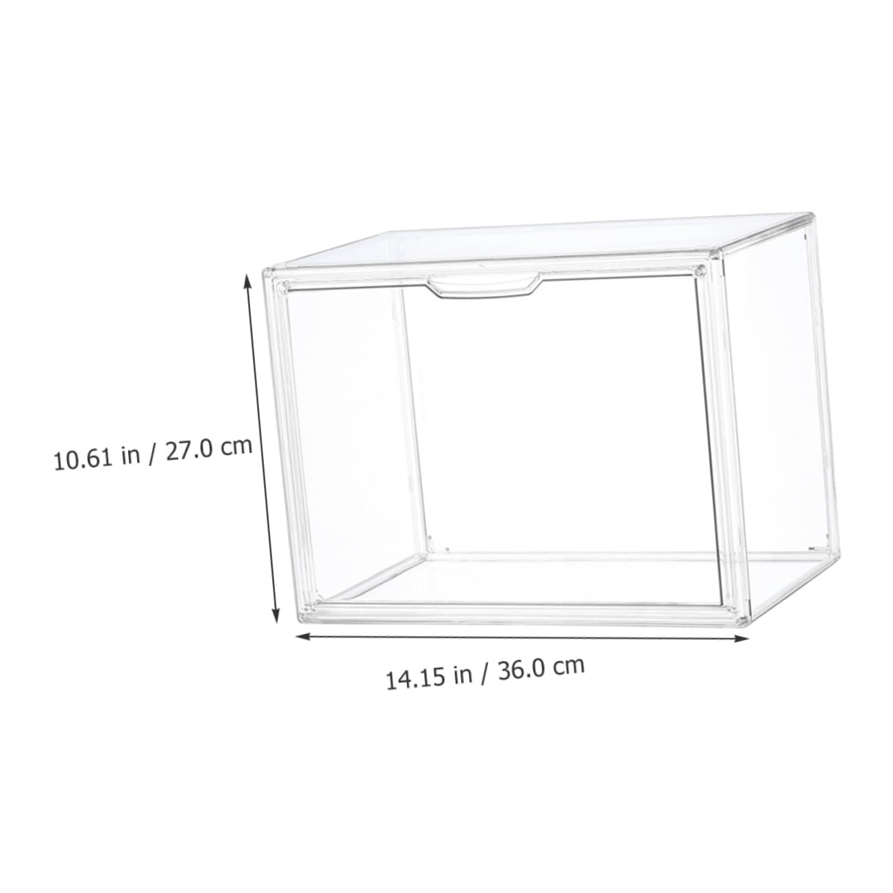 ORFOFE Caja De Almacenamiento De De Muñecas Vitrina para Zapatos Cajas para Muñecas Prueba De Polvo Organizador De Almacenamiento Exhibidora De Figuras