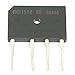 4pcs D15XB60 600V 15Amp Single Phase Bridge Rectifier Diode 600 volt 15a