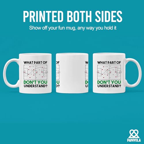 What Part Of Donât You Understand Soccer Player Gifts For Coach Soccer Lover Gifts For Men Husband Boyfriend Brother Ceramic Mug 11 oz (White) - Image 4