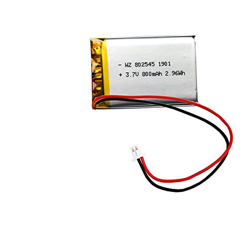 Manufacturer Approved 802545 (800MAH) 3.7V Lithium Polymer Battery Massager Battery Hearing aid Water Meter