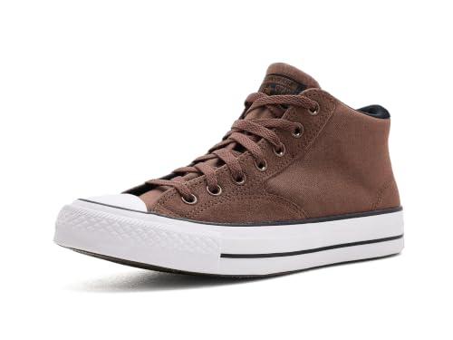 Image of Converse, Unisex, Chuck Taylor All Star Malden Street Mid Top Sneakers, Heavy Duty Brown /Black /White, Men's 12, Women's 14 Medium
