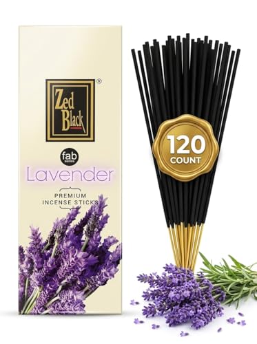 Lavender Incense Sticks 120 Count | Natural Hand-Rolled Aromatherapy Incense