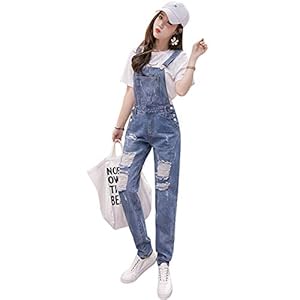 Qyyオーバーオール レディース デニム サロペット ゆったり ジーンズ ダメージ加工 ファッション ロングパンツ 九分丈 オールインワン 可愛い デニムパンツ 春 Tブルー のおすすめ キテミヨ Kitemiyo Qyyオーバーオール レディース デニム サロペット ゆったり ジーンズ ダメージ加工 ファッション ロングパンツ 九分丈 オールインワン 可愛い デニムパンツ 春 Tブルー のおすすめ キテミヨ Kitemiyo