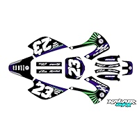 thumbnail image 2 of Graphics Kit For Kawasaki KX100 (2001-2013) Turbo Series 2 of 11
