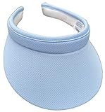 Cushees Slip-On Visor [733], Light Blue (Knit Fabric), One Size