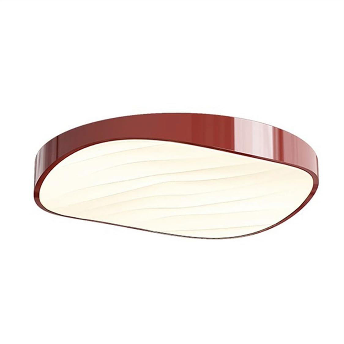 JXYDJH Modern Glossy Ceiling Light Fixture Circle Flush Mount LED Ceiling Lamp