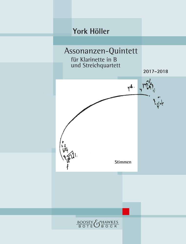 Assonanzen-Quintett: für Klarinette in B und Streichquartett. Klarinette in B und Streichquartett. Stimmensatz.