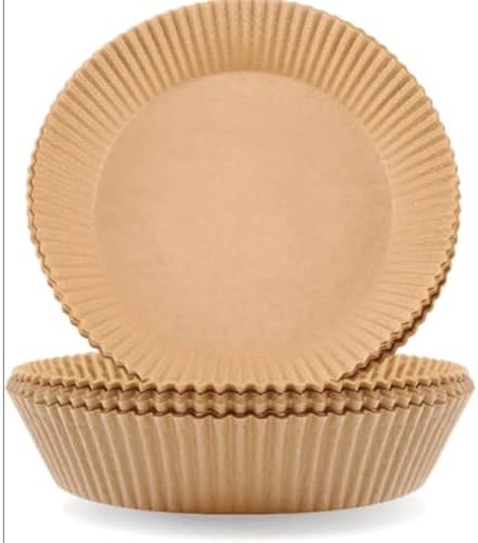 Kit com 50 Unidades de Papel Descartavel para Airfryer Redonda An...